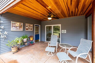 Back patio is a perfect oasis to relax after a long day.