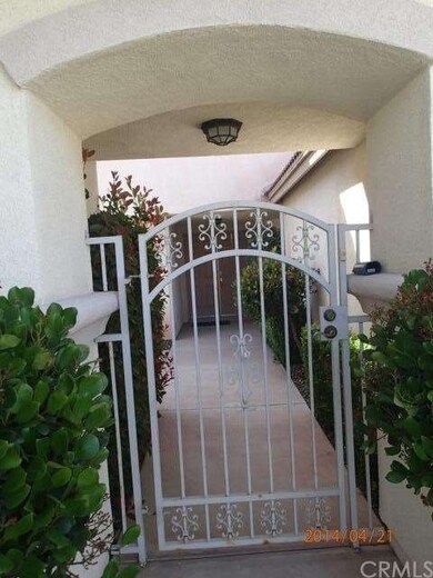 Private entry gate to court yard