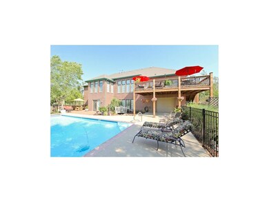 Patio around salt water pool