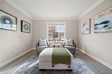 Alcove/ sitting area tucked off living room