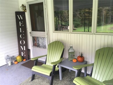 Front entrance and porch