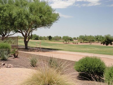 golf course view from patio