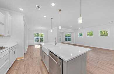 Open Kitchen to Dining Area
