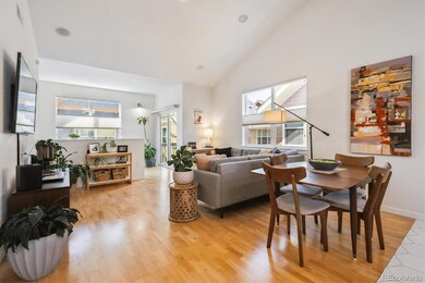 Dining area opens to living room