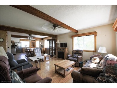 Open living area, living room, dining room and kit