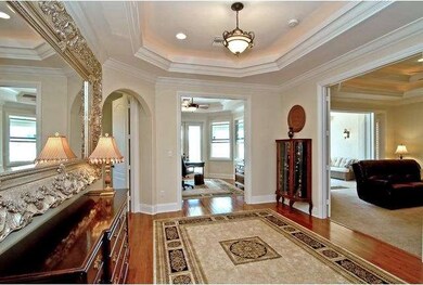 Master Bathroom offers double sinks, custom lighti