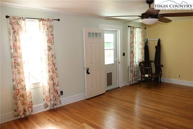 The 1945 farm house is bright and cheery inside.