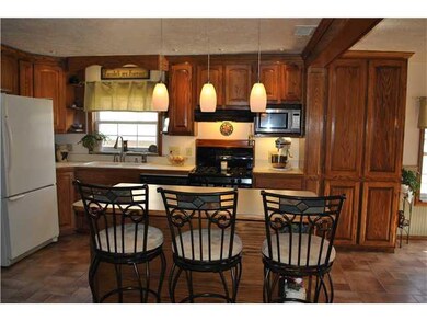 Kitchen. Divine custom kitchen wows you from every
