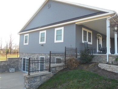Walk out lower level unto 36x16 side patio