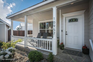 Charming covered porch