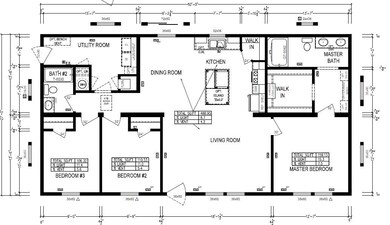 24x24 attached garage would be located on the left
