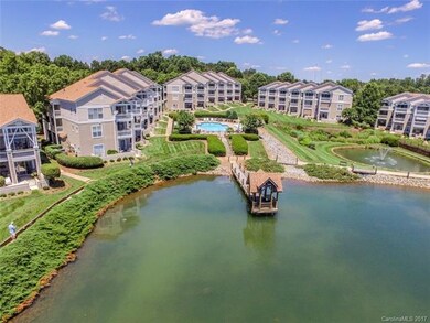 Aerial view shows gazebo where you can sit and rel