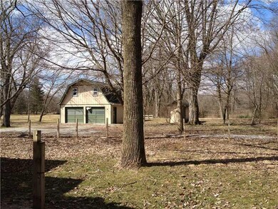 Yard. 2 car detached garage with workshop