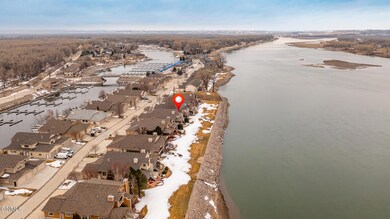 Aerial view with location