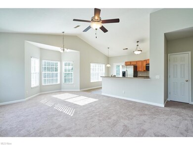 Beautiful open floor plan  with vaulted ceilings!