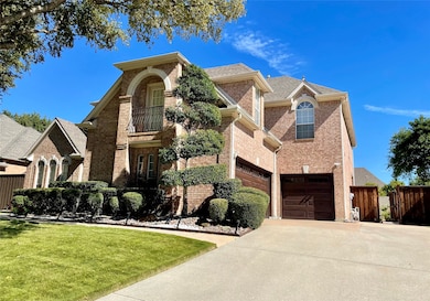 Front yard with beautiful landscaping