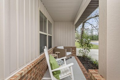 Covered front porch