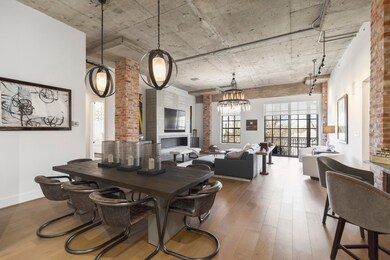 The palatial great room welcomes lavish living and