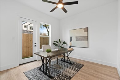 This versatile first-floor bedroom is currently st