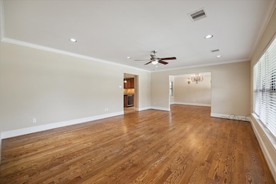 View of Living Room towards the kitchen entrance a