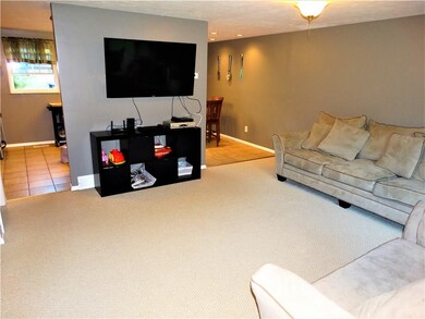 View from the entry door.  Open Space allows plent