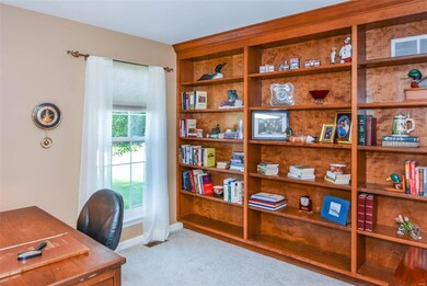 The office is off the entry