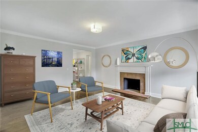 Virtually Staged Living Room