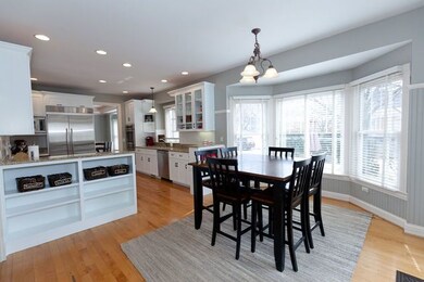 Kitchen opens to eating area and flows to mudroom 