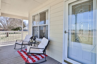 View of wooden porch