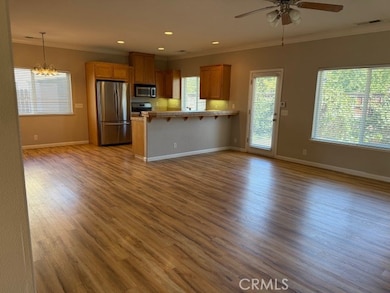 Living room view to Kitchen Bar
