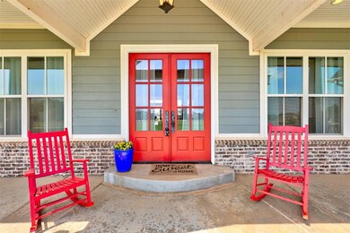 Doorway to property featuring french doors
