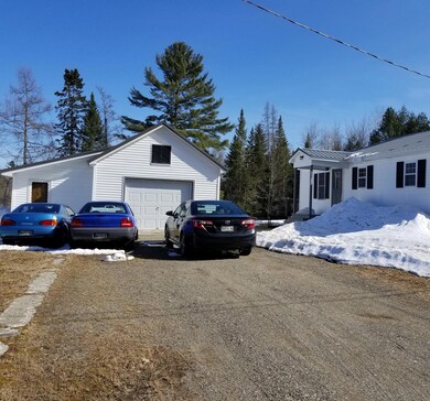 Outside garage