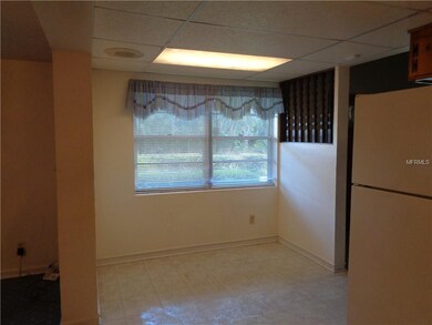 There is ample eating area in the kitchen.