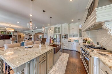 Gourmet kitchen with beautiful cabinetry