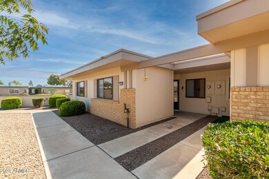 Front entrance to condo