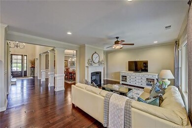 The Family Room is Open to the Dining Room and Kit