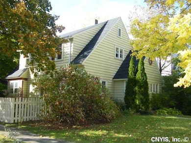 Exterior Front. Corner Lot with Front Door Facing 