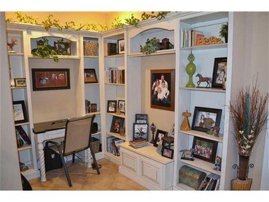Living Room. Pottery barn style office nook off li