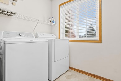 Laundry room off of the kitchen