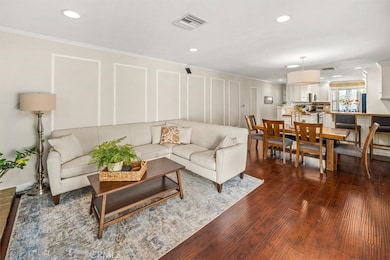 Living Room and Dining Room Come Fully Furnished