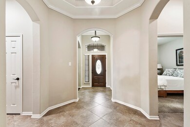 Entry of the home has lots of character.