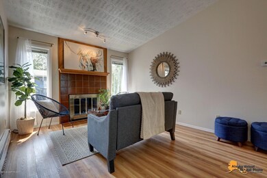 Cozy living room . . .