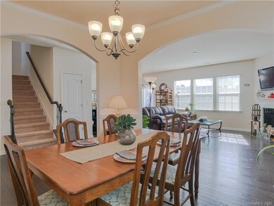 Open Concept Dining Room to Living Room