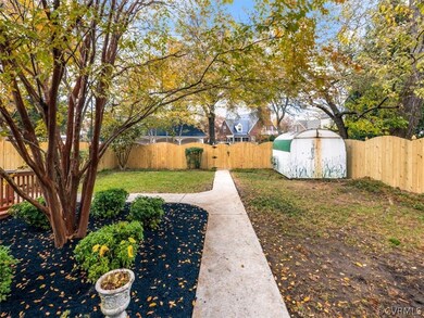 Flowers and shrubs, gardening shed, nice yard