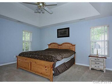 Master Bedroom - Large master suite features tray 