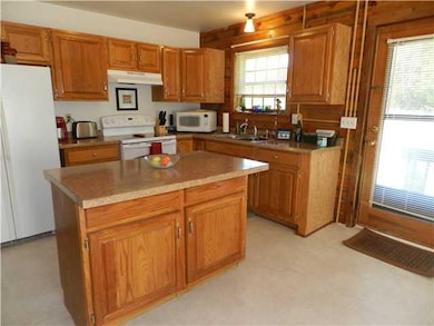 Kitchen. Close up view of the kitchen cabinets.