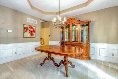 TREY CEILING IN FORMAL DINING ROOM; FRESHLY CLEANE