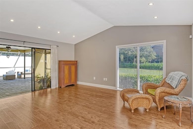 Family room opens onto spacious lanai