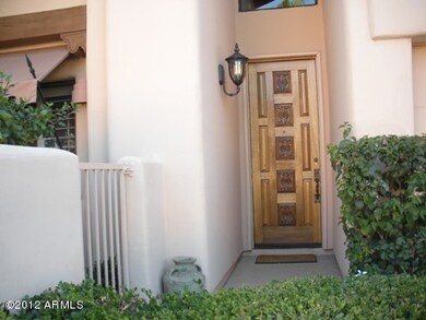 Carved Front Door