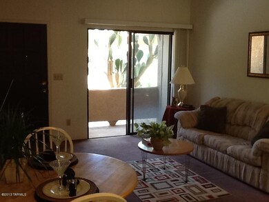 Living room looking out